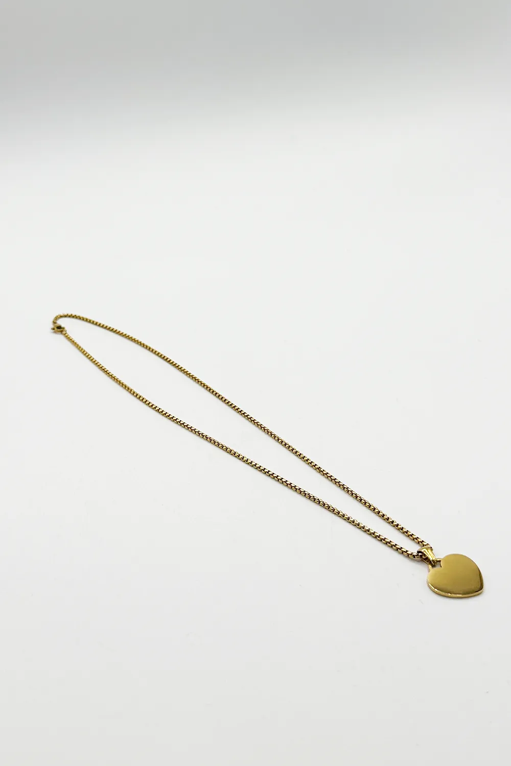 Heart Shape Pendant Necklace In Gold - Gift Boxed by SVNX sold by Goddiva product image thumbnail 4
