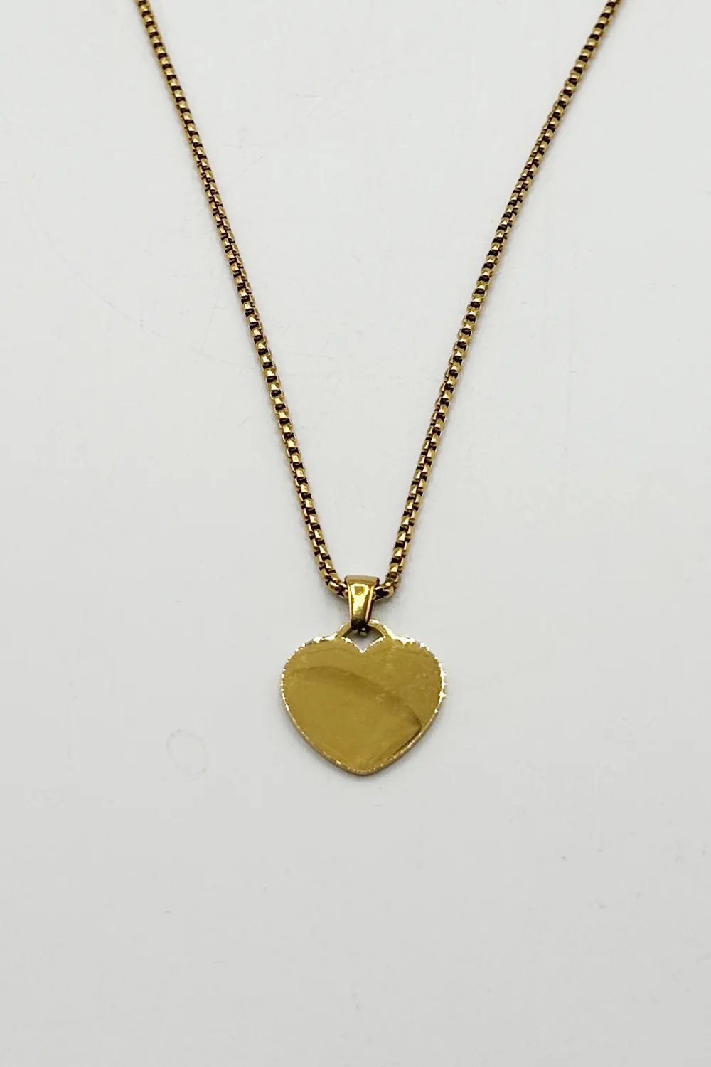 Heart Shape Pendant Necklace In Gold - Gift Boxed by SVNX sold by Goddiva product image thumbnail 5