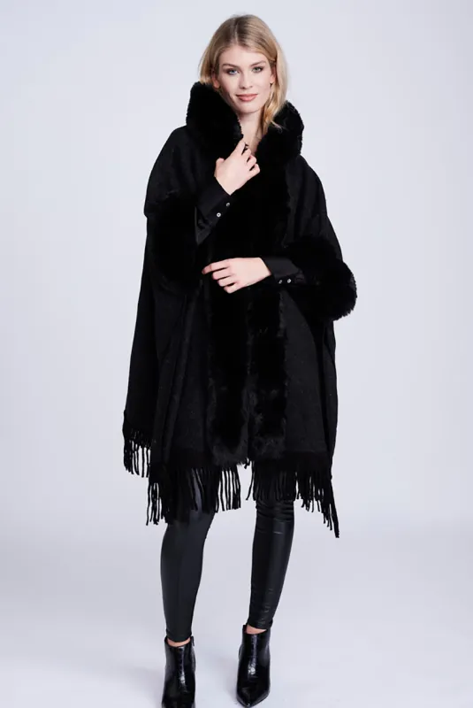 Adalee Wrap - Black by Pia Rossini sold by Goddiva