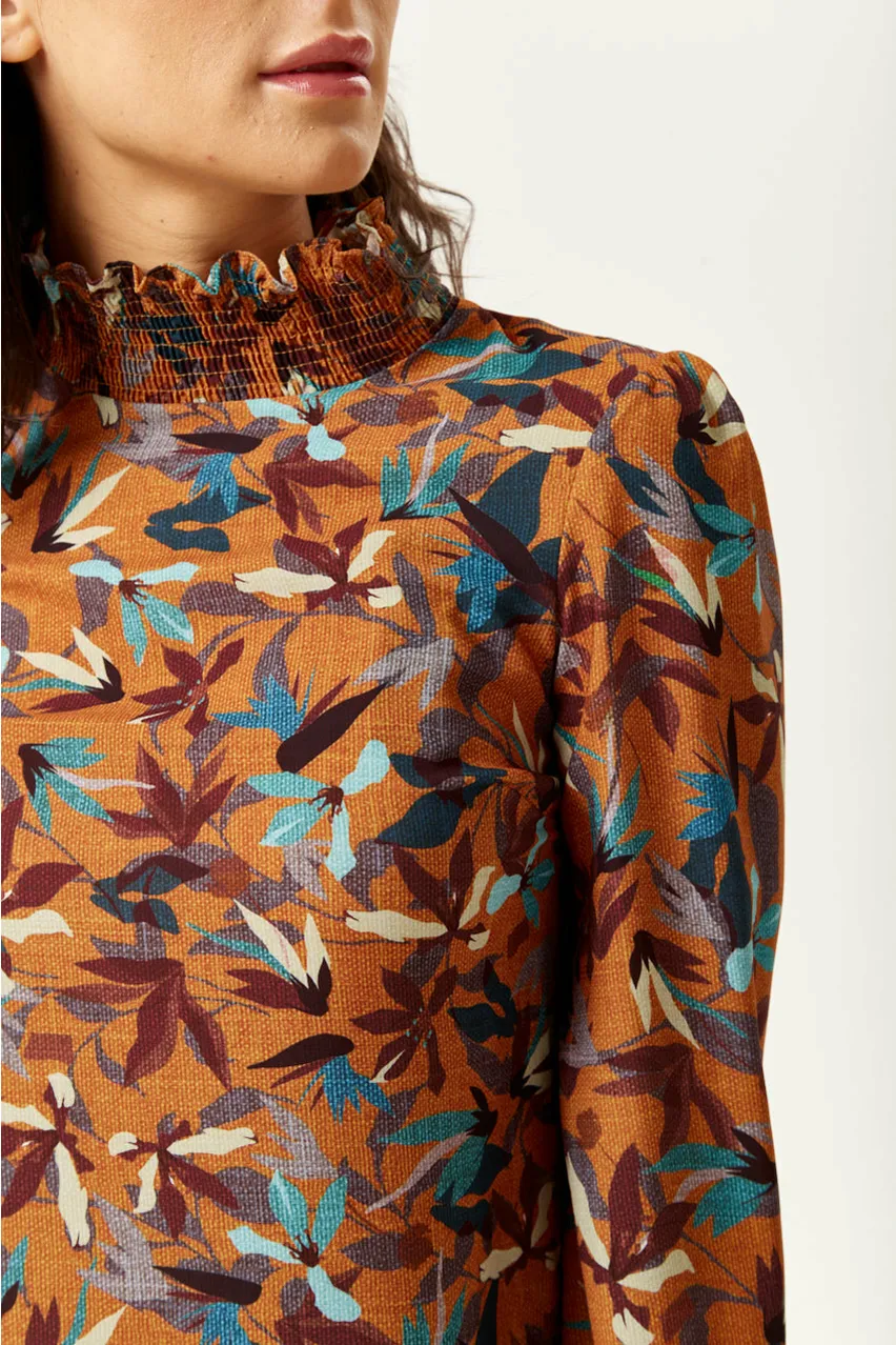 Divine Floral Print Top Long Sleeves Tuscany by Liquorish sold by Goddiva product image thumbnail 5