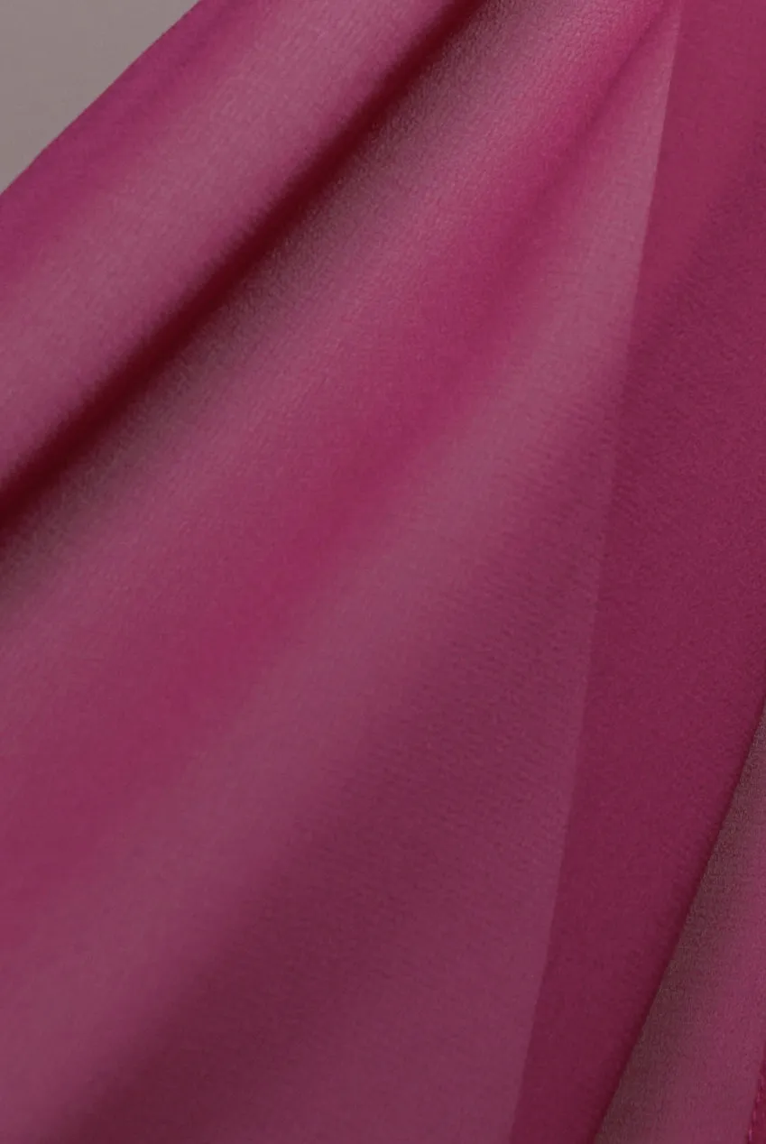 Chiffon Scarf - Magenta by Goddiva sold by Goddiva product image thumbnail 5