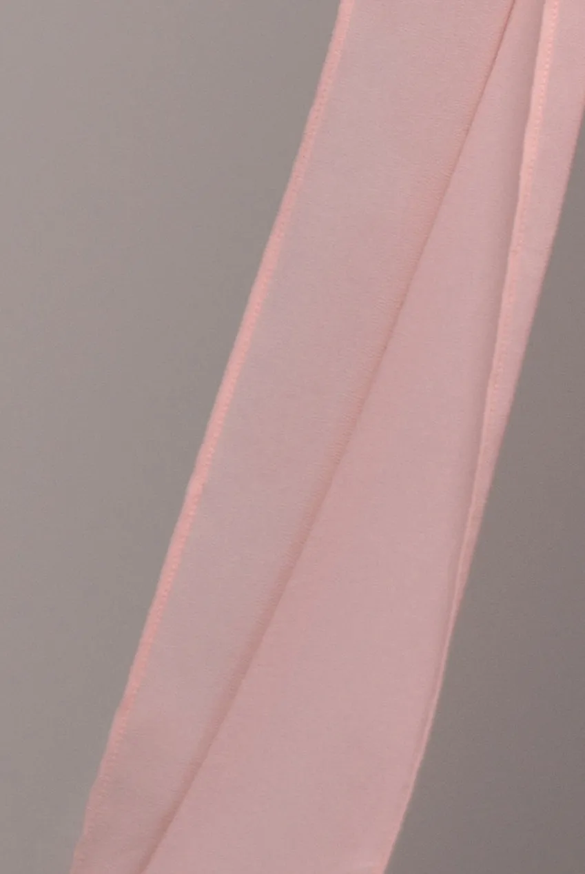 Chiffon Scarf - Blush Pink by Goddiva sold by Goddiva product image thumbnail 4