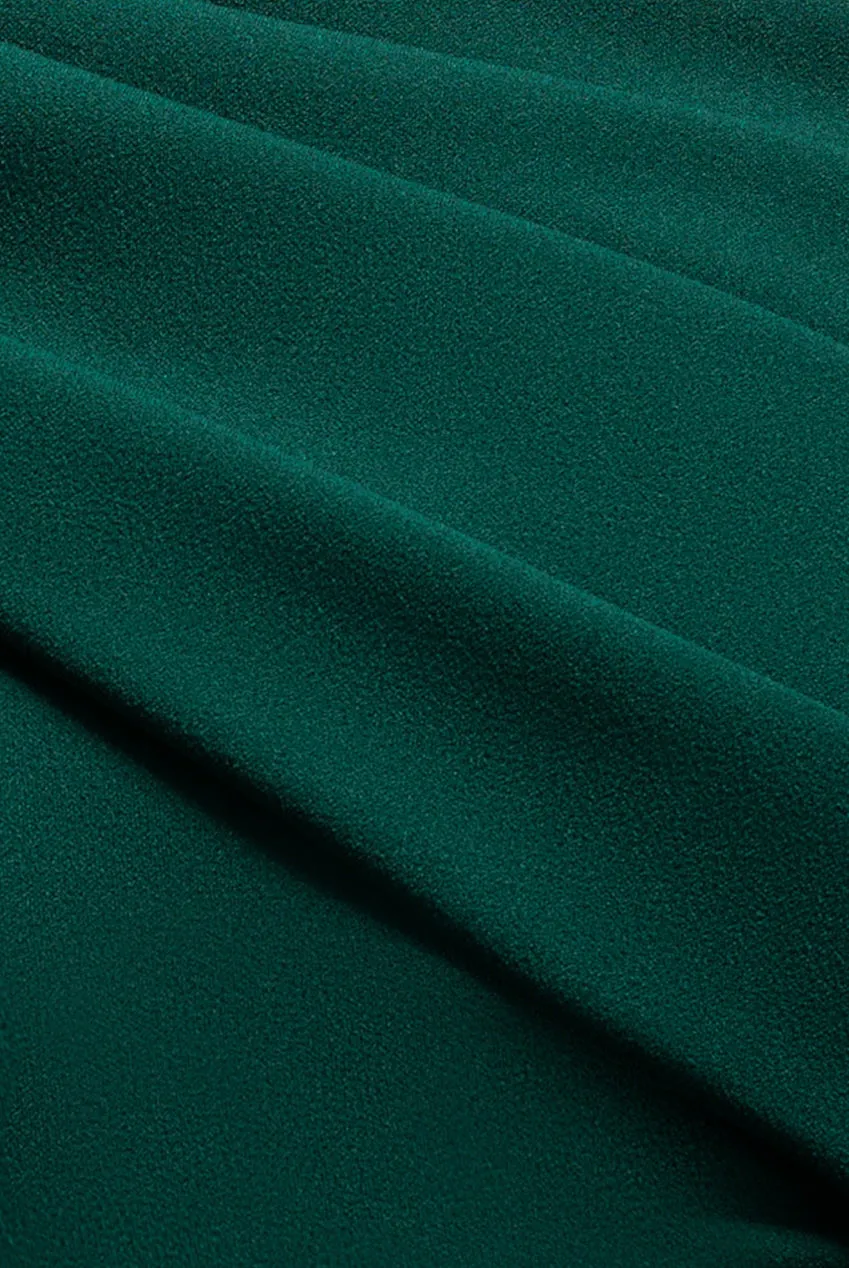 Sash One Shoulder Bardot Maxi Dress - Emerald Green by Goddiva sold by Goddiva product image thumbnail 4