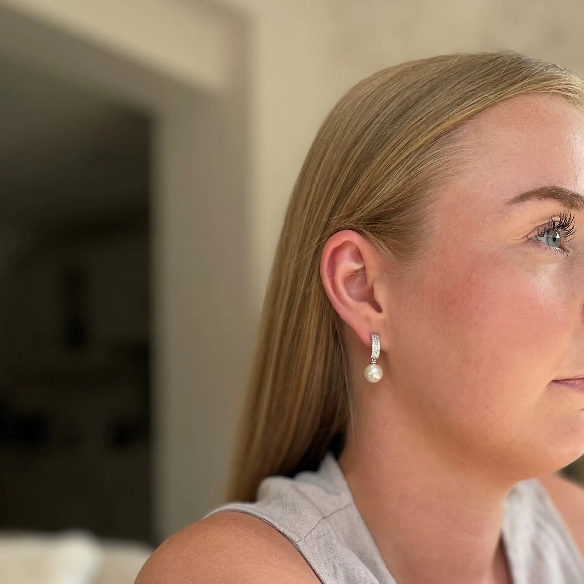 Kiku Silver Earrings by Cachet London sold by Goddiva product image thumbnail 3