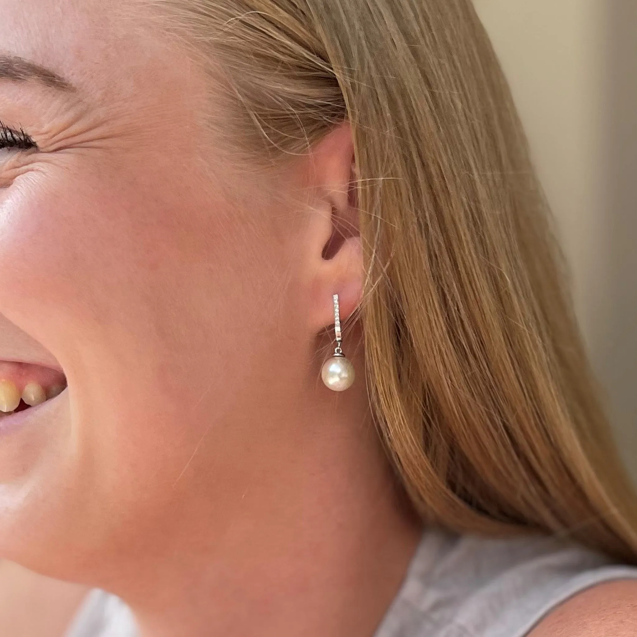 Gina Gold Earrings by Cachet London sold by Goddiva product image thumbnail 4