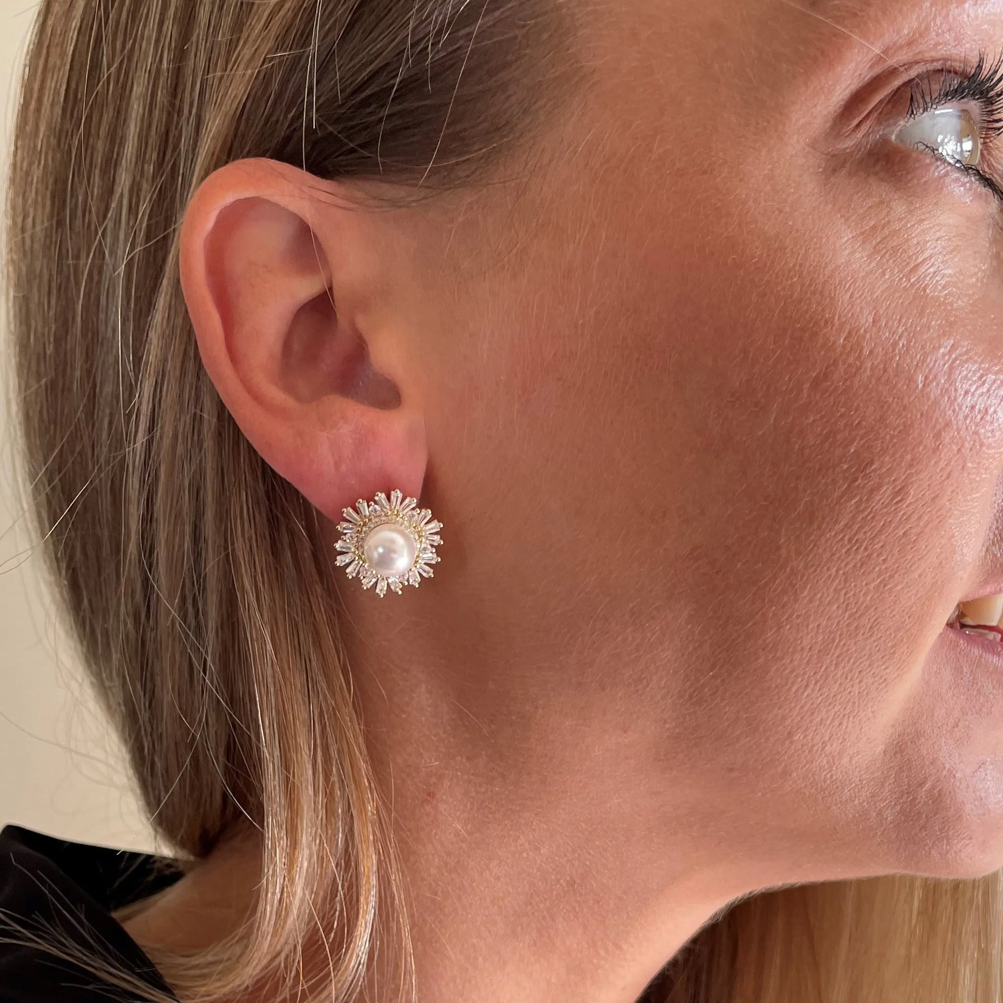 Betsy Silver Earrings by Cachet London sold by Goddiva product image thumbnail 3