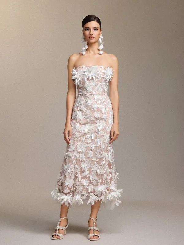 Kater Sleeveless Flowers Lace Maxi Dress by Skye&Iris sold by Goddiva