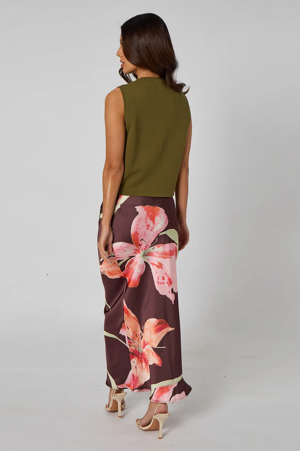 Floral Midi Skirt by Urban Bliss sold by Goddiva product image thumbnail 4