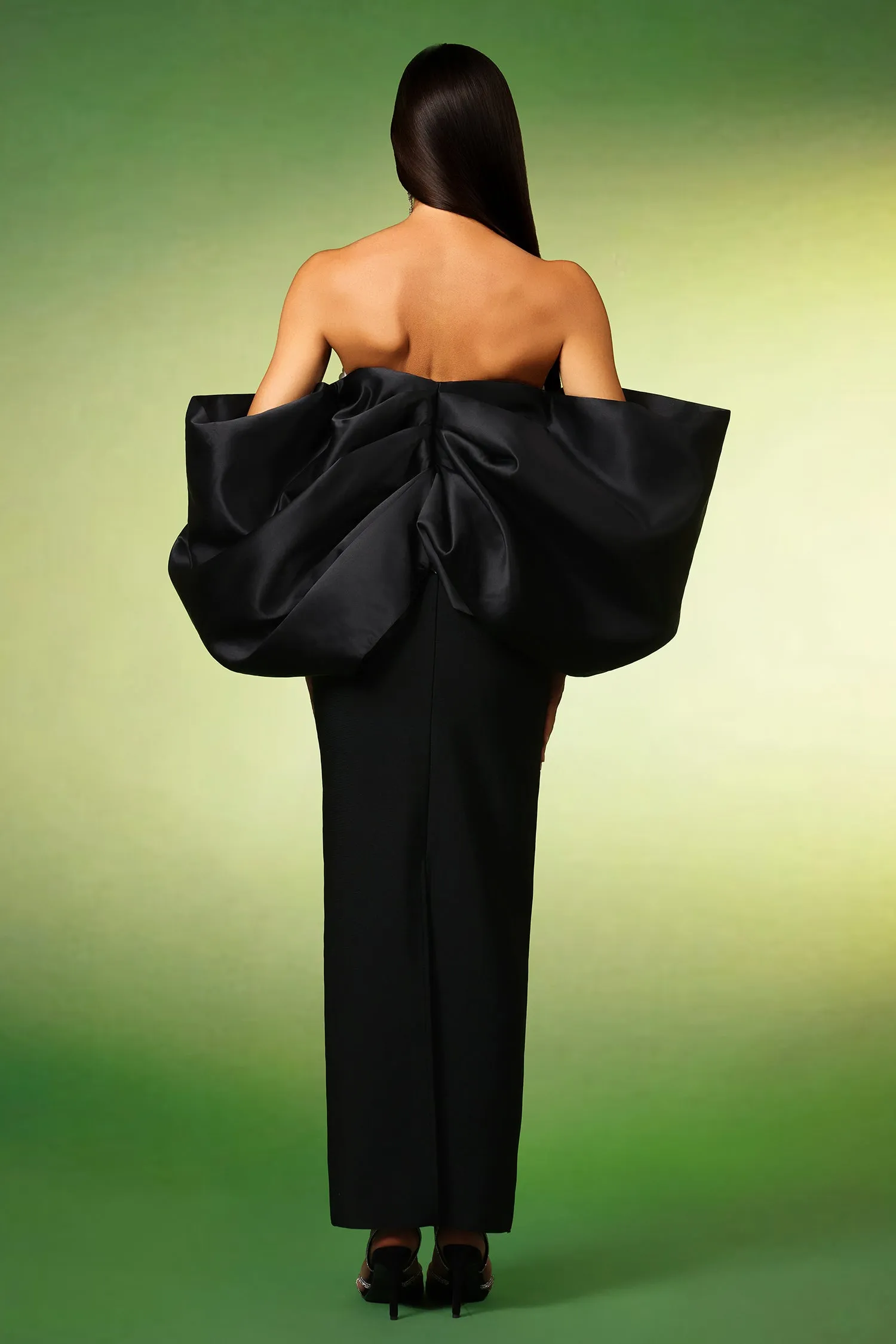 Fabiola Sleeveless Bow Bandage Maxi Dress by Bella Barnett sold by Goddiva product image thumbnail 5