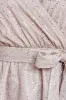 Goddiva Lurex Flutter Sleeve Wrap Top - Champagne sold by Goddiva