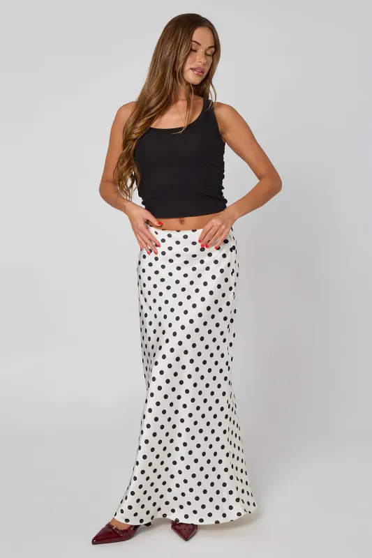 Spot Maxi Skirt by Urban Bliss made by Goddiva