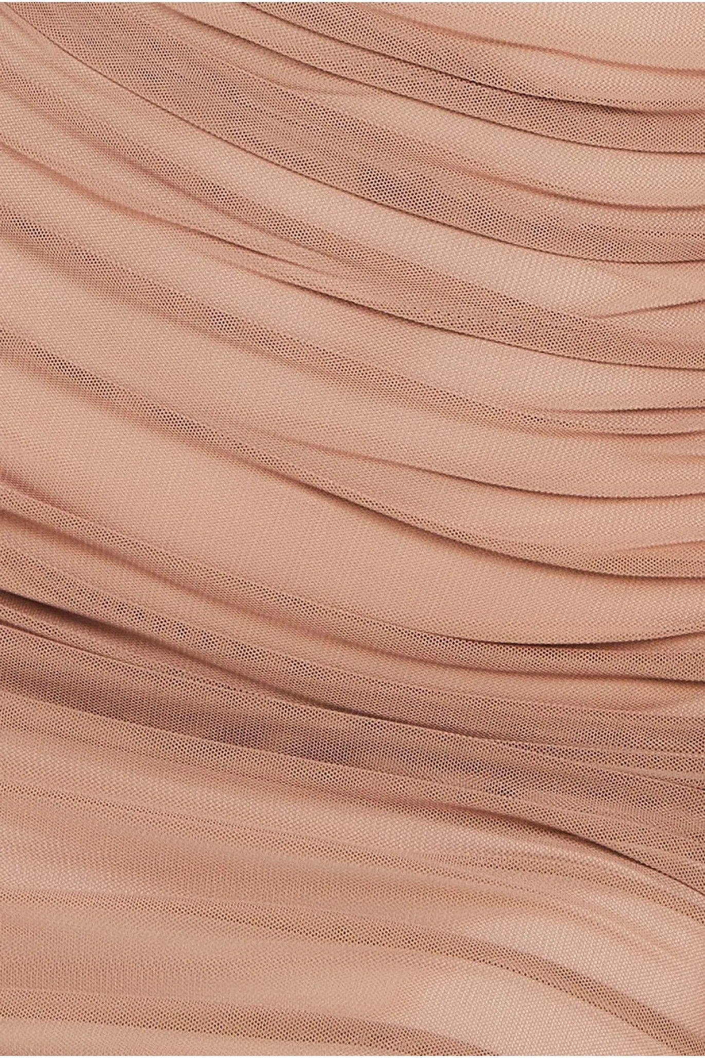 Naked Ruched Bodycon Midi Dress - Camel by Goddiva sold by Goddiva product image thumbnail 4