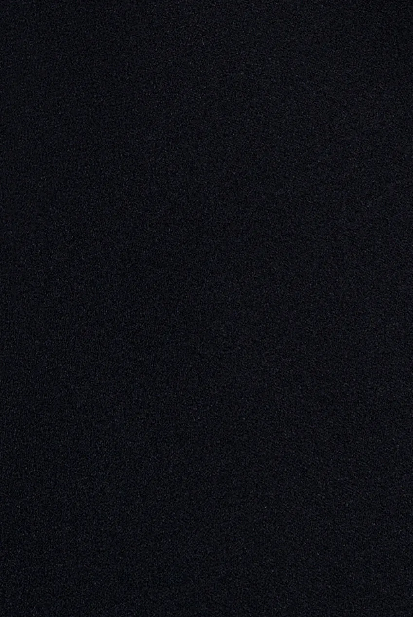 V Neck Cowl Back Pleated Sleeve Scuba Maxi Dress - Black by Goddiva sold by Goddiva product image thumbnail 5