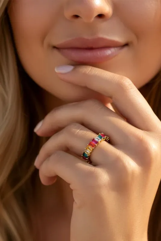 Rainbow Ring by MUCHV made by Goddiva