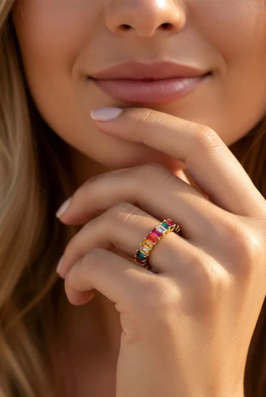 Rainbow Ring by MUCHV sold by Goddiva