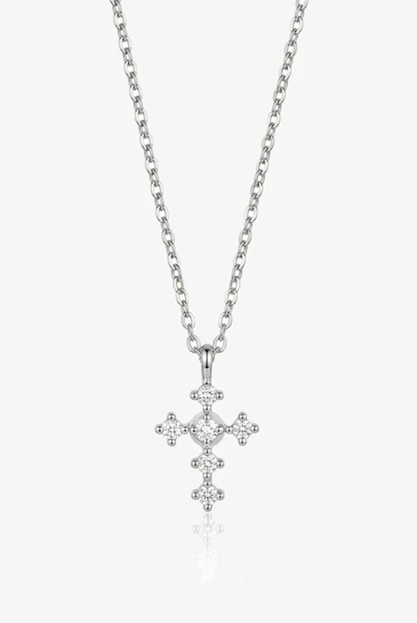 Dainty Cross Necklace by MUCHV sold by Goddiva product image thumbnail 4
