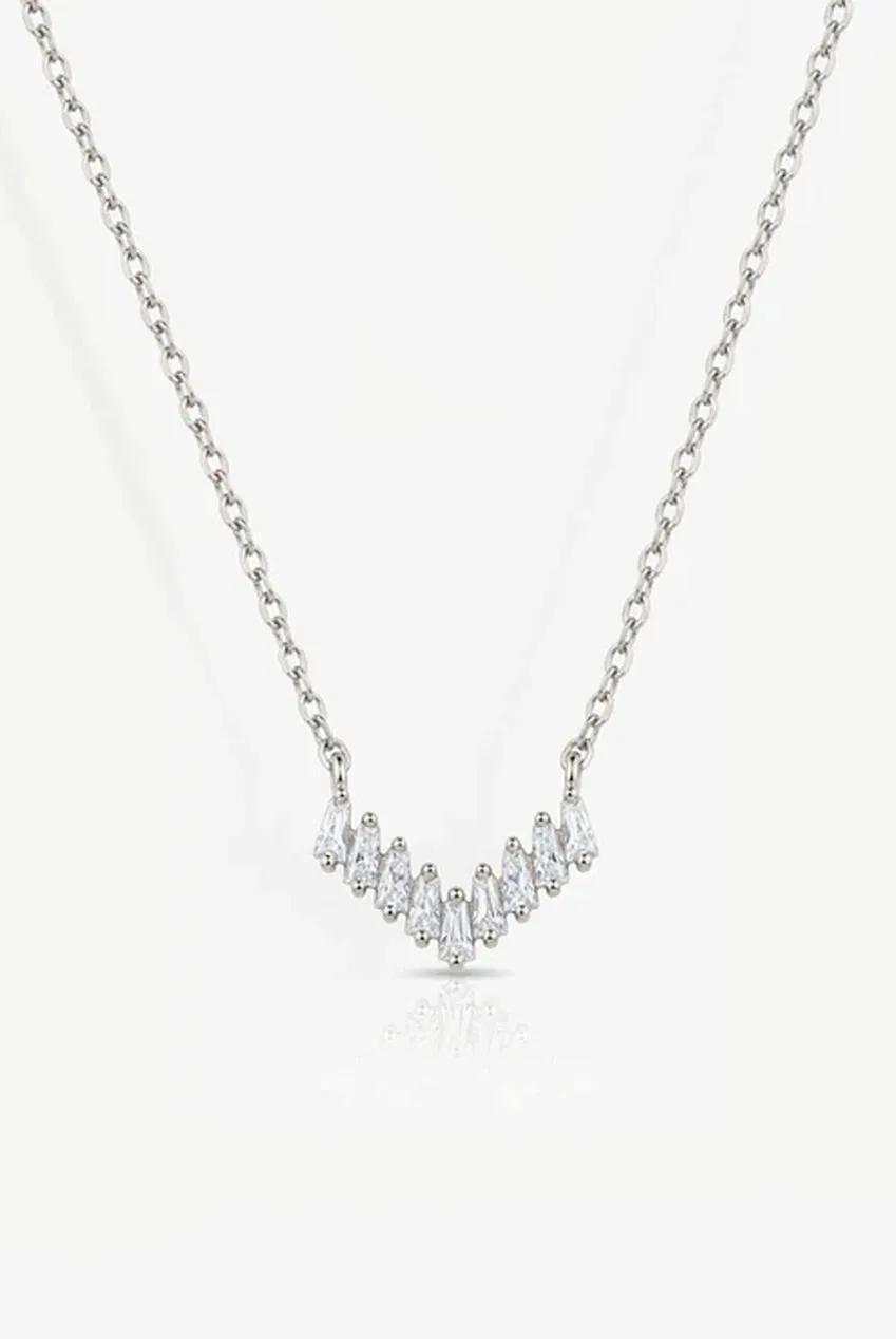 Dainty Baguette Bar Necklace by MUCHV sold by Goddiva product image thumbnail 2