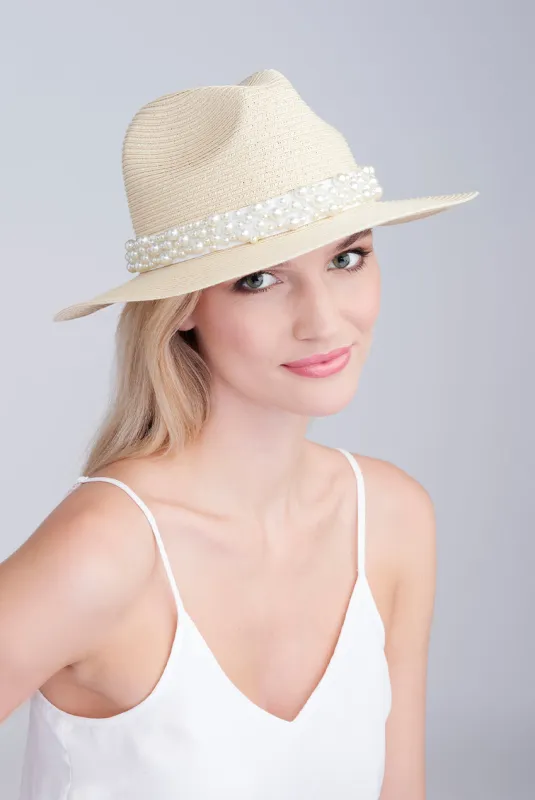 Verity Hat - Natural by Pia Rossini made by Goddiva