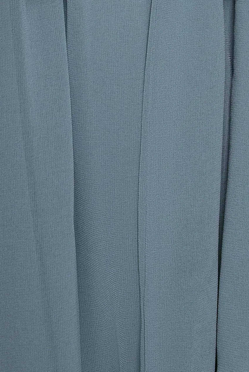 Chiffon Flutter Sleeve Wrap Midi Dress - Airforce Blue by Goddiva sold by Goddiva product image thumbnail 5