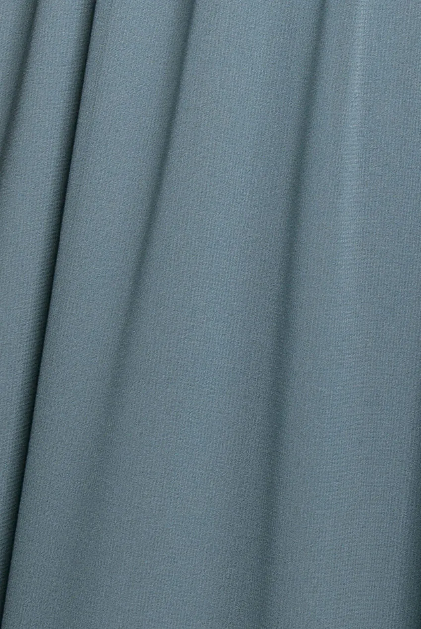 Chiffon Flutter Sleeve Wrap Maxi Dress - Dusty Blue by Goddiva sold by Goddiva product image thumbnail 5