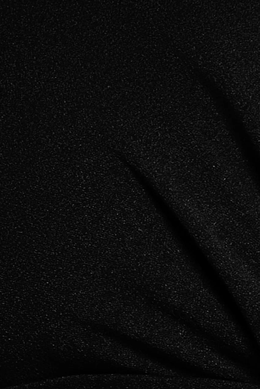 Bardot Pleated Midi Dress - Black by Goddiva Plus sold by Goddiva product image thumbnail 5