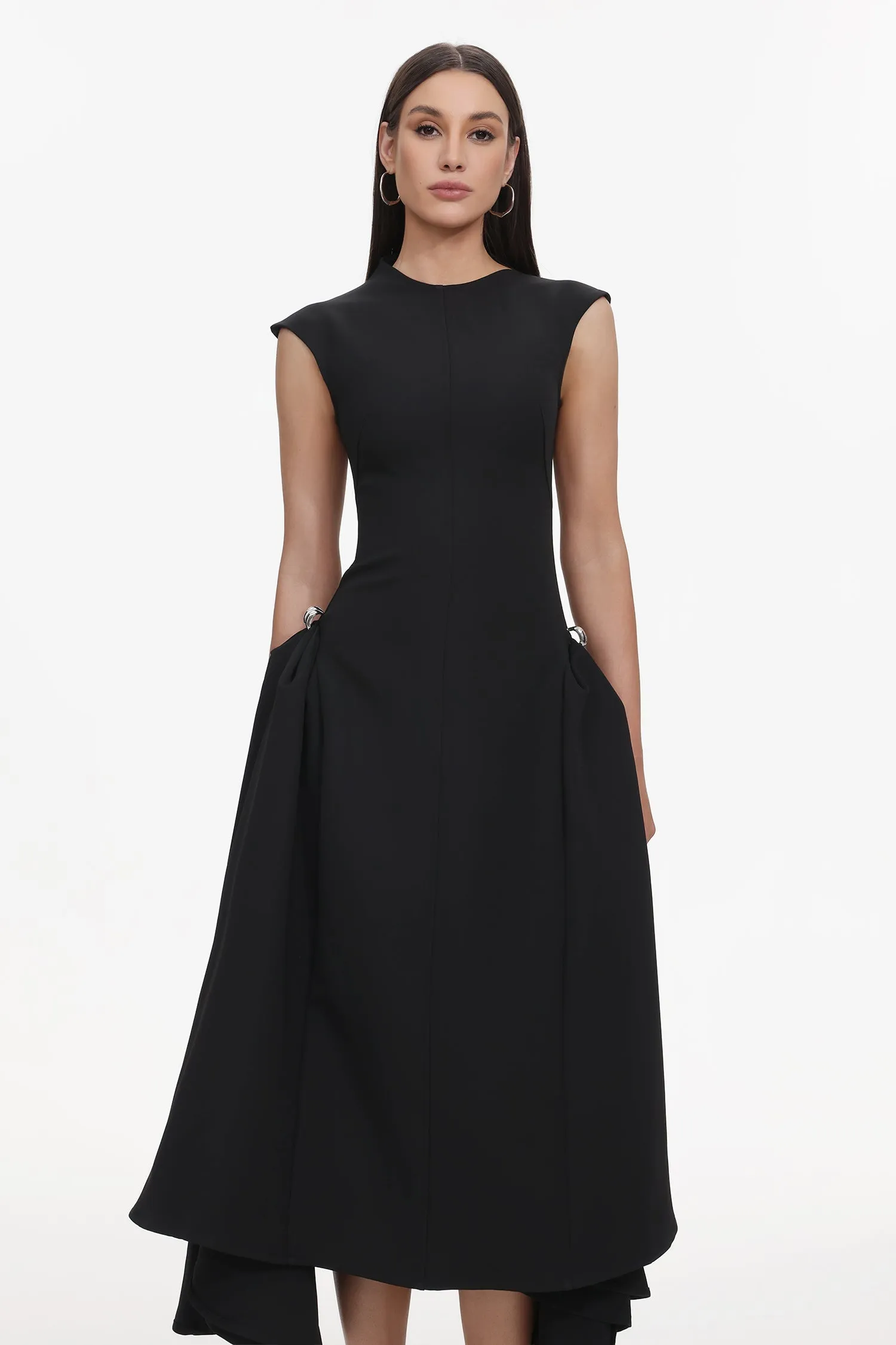 Paca Choker Sleeveless Maxi Dress by Bella Barnett sold by Goddiva product image thumbnail 2