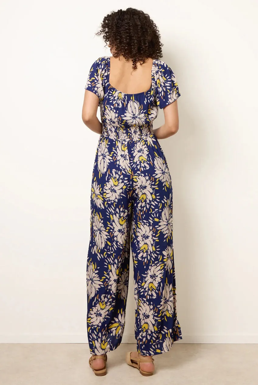 Shirred Waist Wide Leg Jumpsuit by Blue Vanilla sold by Goddiva product image thumbnail 2