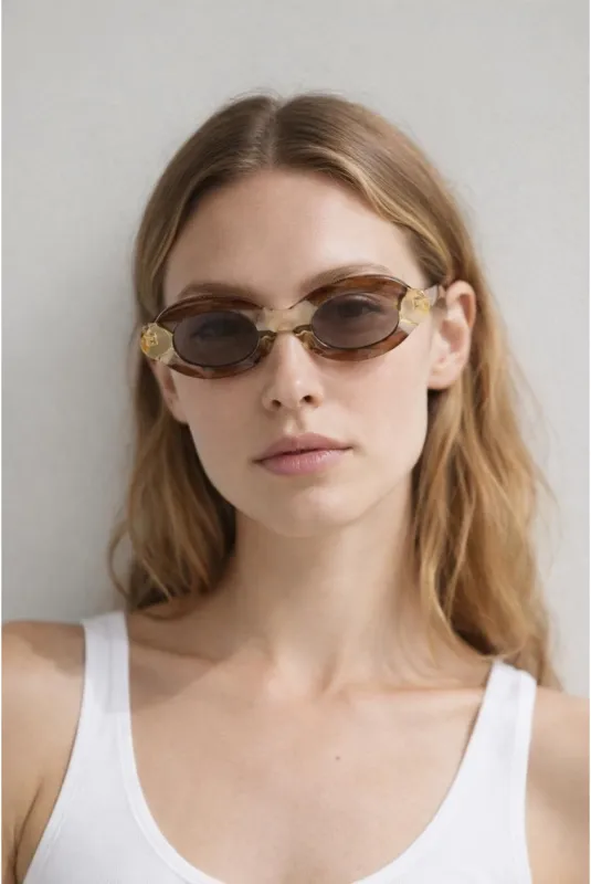 Bold Oval Sunglasses by SVNX made by Goddiva