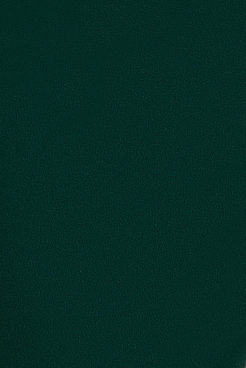 Peplum Halter Neck Maxi Dress With Diamante Buckle - Emerald Green by Goddiva sold by Goddiva product image thumbnail 5