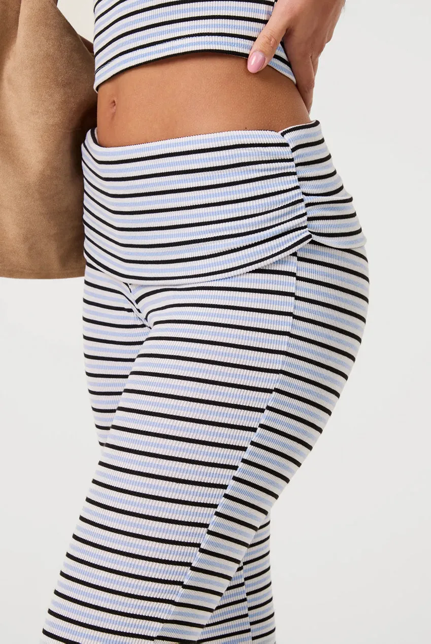 Stripe Turnover Trousers by Pink Vanilla sold by Goddiva product image thumbnail 4