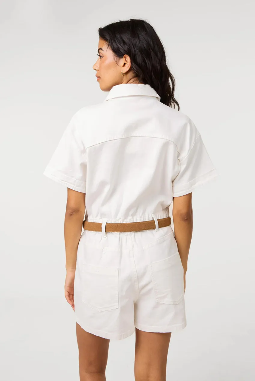 Pocket Detail Denim Playsuit by Pink Vanilla sold by Goddiva product image thumbnail 2