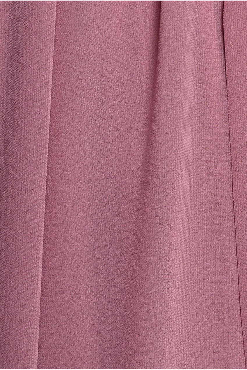 Sustainable Chiffon Flutter Sleeve Wrap Maxi Dress - Lavender by Goddiva sold by Goddiva product image thumbnail 4