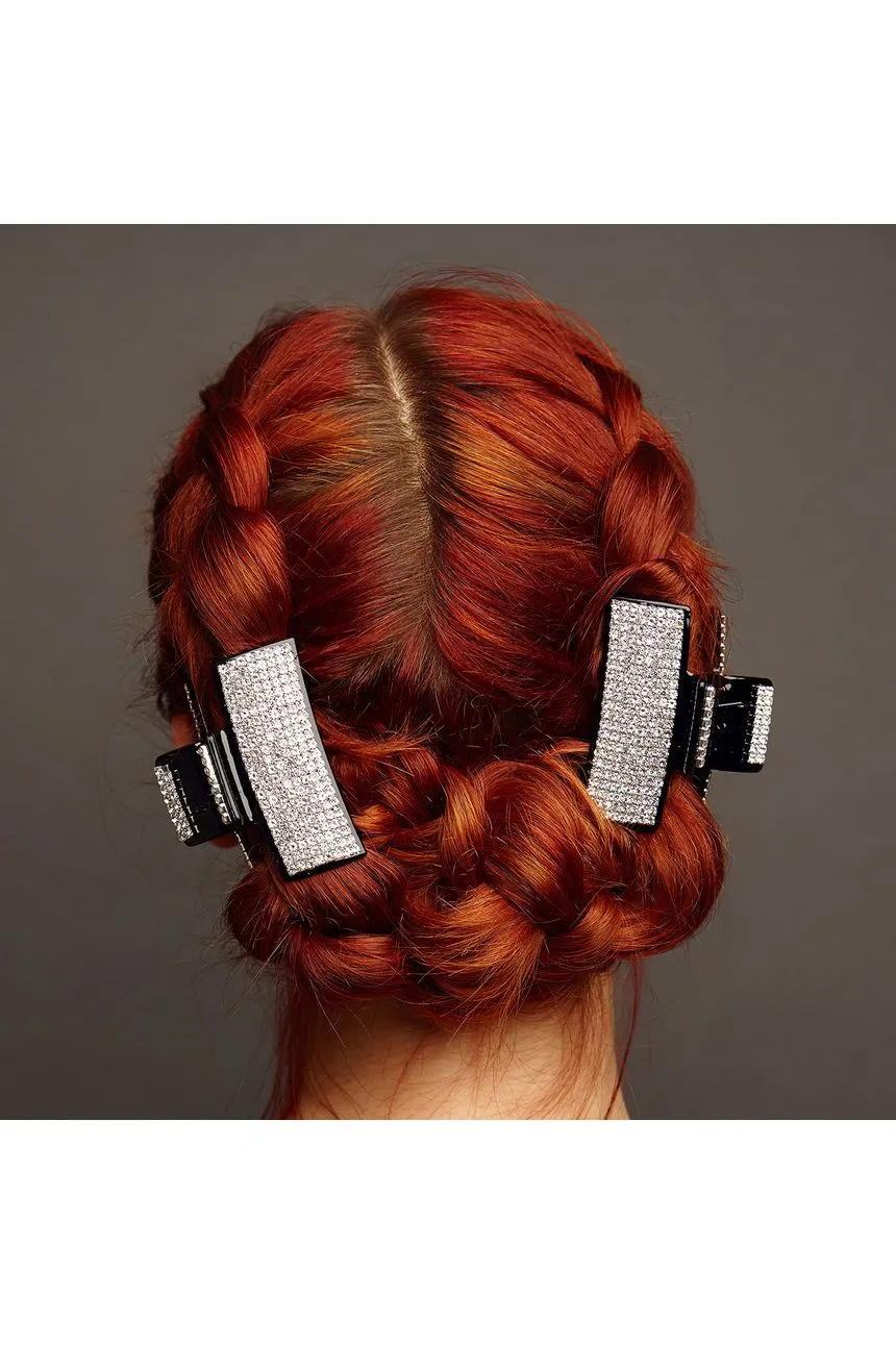 Diamante Hair Clip Claw Medium by QueenMee Accessories sold by Goddiva