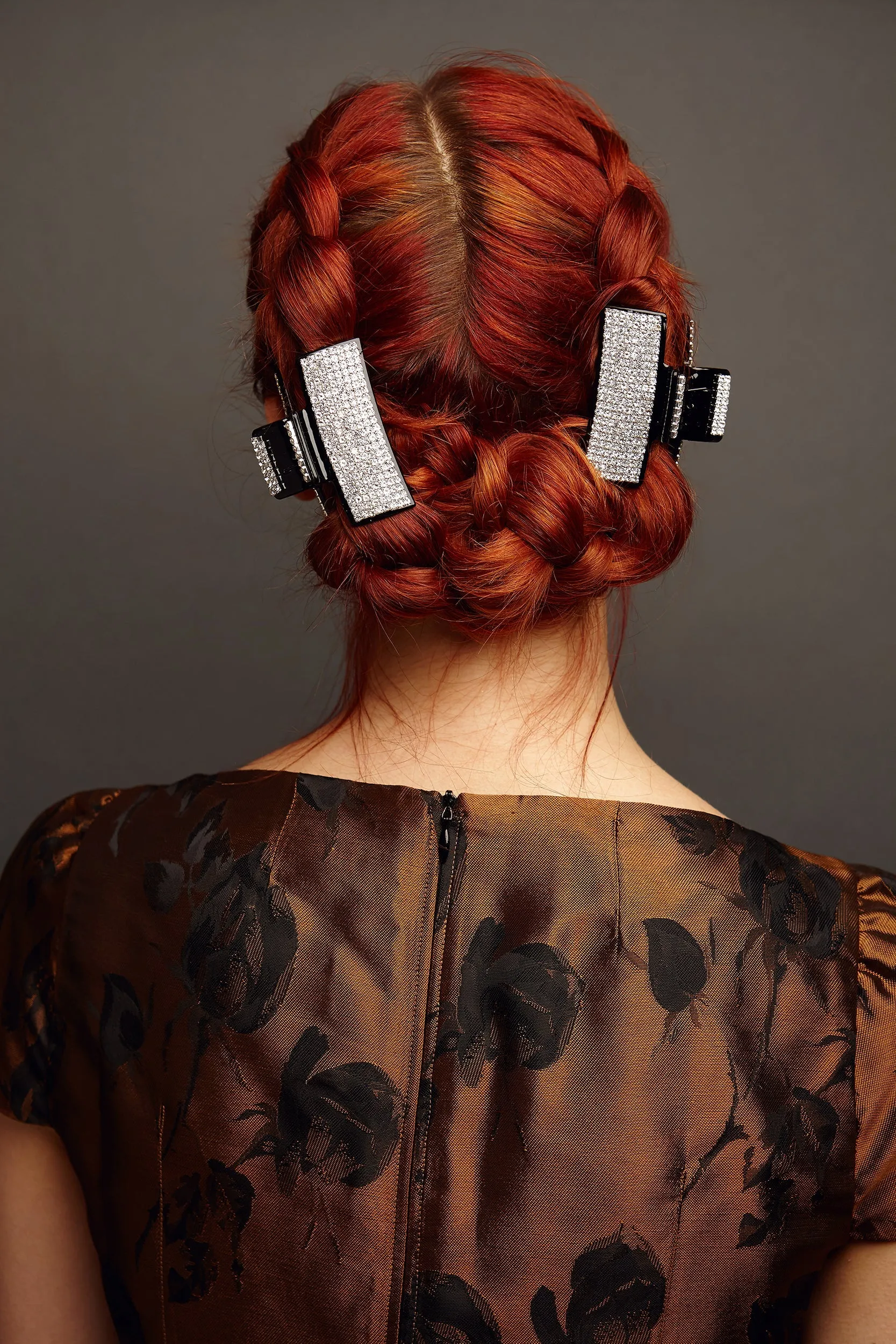 Diamante Hair Clip Claw Medium by QueenMee Accessories sold by Goddiva product image thumbnail 2