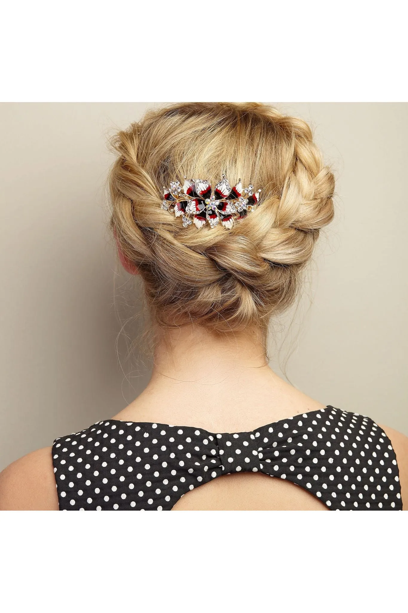 Flower Hair Clip Vintage Inspired by QueenMee Accessories sold by Goddiva