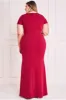 Goddiva Plus Sweetheart Neck Maxi Dress - Wine sold by Goddiva