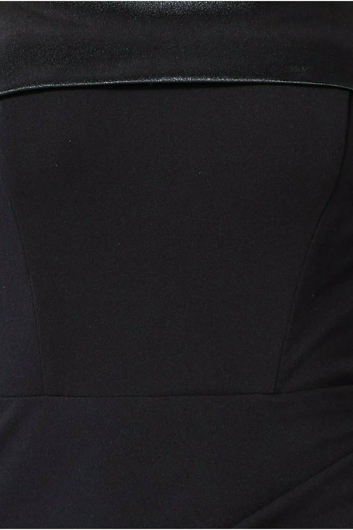 Goddiva Satin Band Bandeau Maxi Dress - Black sold by Goddiva product image thumbnail 4