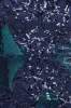 Contrast Sequin Long Sleeve Midi Dress - Emerald by Goddiva sold by Goddiva