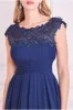 Crochet & Pleated Top High Low Maxi - Navy by Goddiva sold by Goddiva