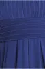 Crochet & Pleated Top High Low Maxi - Navy by Goddiva sold by Goddiva