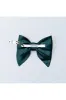 Green Satin Hair Bow Green Hair Clip by QueenMee Accessories sold by Goddiva