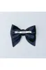 Black Satin Hair Bow Black Hair Clip by QueenMee Accessories sold by Goddiva