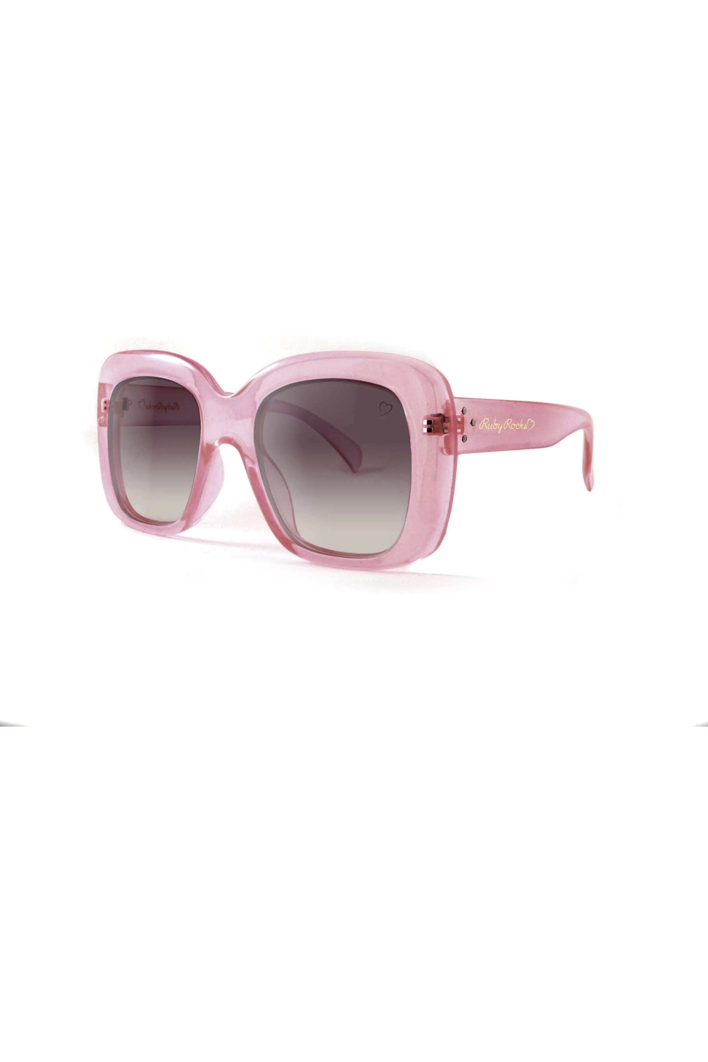 Ruby Rocks Oversized 'Montserrat' Square Sunglasses In Pink sold by Goddiva