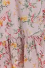 Wrap Flutter Sleeve Floral Midi Dress - Beige by City Goddess sold by Goddiva