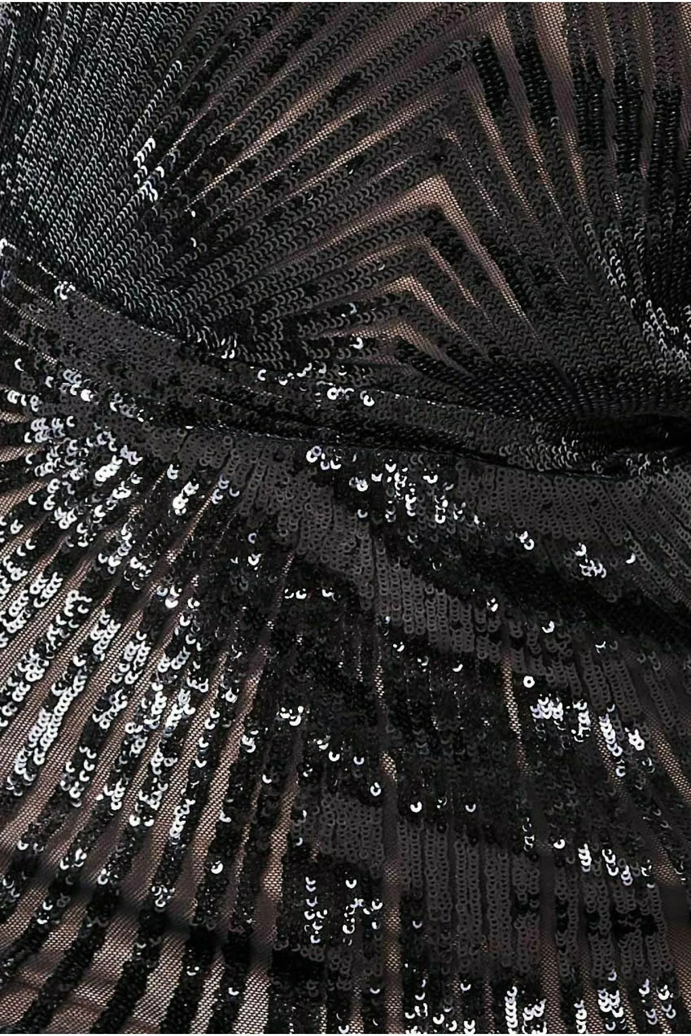 Shooting Star Sequin Maxi Dress - Black by Goddiva sold by Goddiva product image thumbnail 4