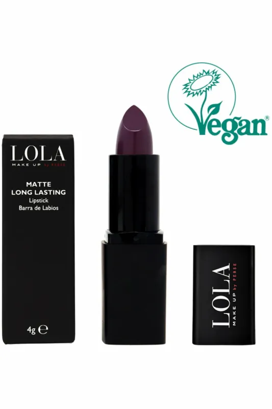 Matte Long Lasting Lipstick - Purple Rock by Lola Make up sold by Goddiva