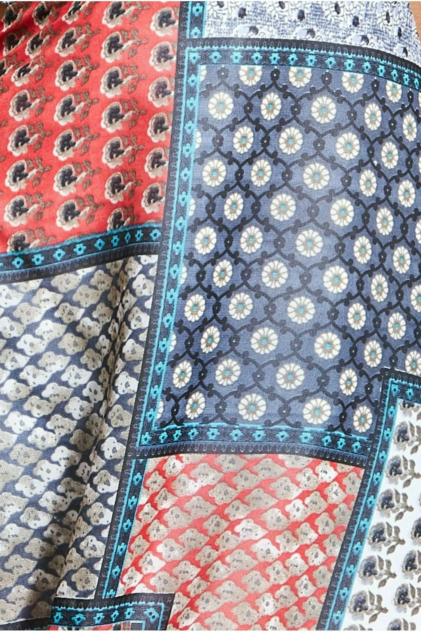 Halter Neck Printed Maxi Dress - Blue by City Goddess sold by Goddiva product image thumbnail 4