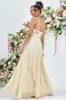 Scallop Lace Chiffon Maxi - Ivory by Goddiva sold by Goddiva
