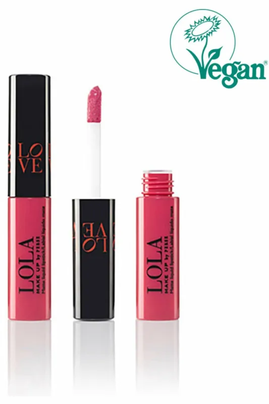 Matte Liquid Lipstick Love Collection - Strawberry Peck by Lola Make up sold by Goddiva