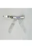 Velvet Bow Hair Clip In Grey With Jewels by QueenMee Accessories sold by Goddiva